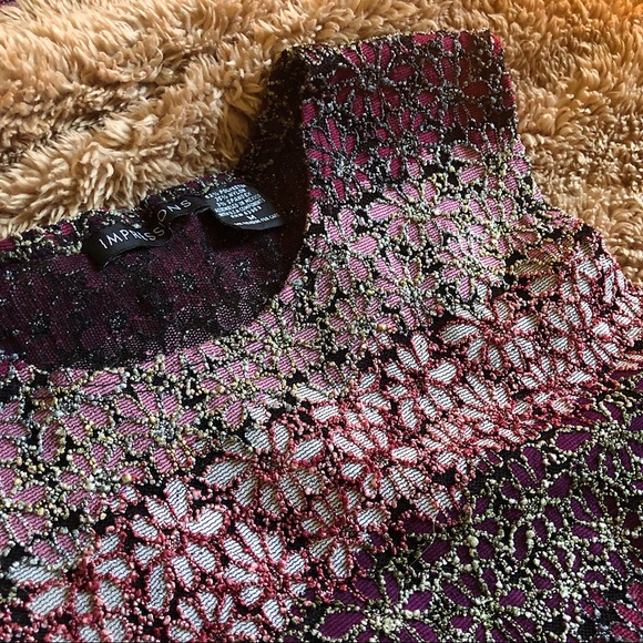 Vintage 90s Sparkling Floral Tank - Picture 2 of 3